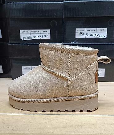 hm pidzame za devojcice: UGG kratke zimske čizme (model BKH036) - Visina do članka, klasičan — 5