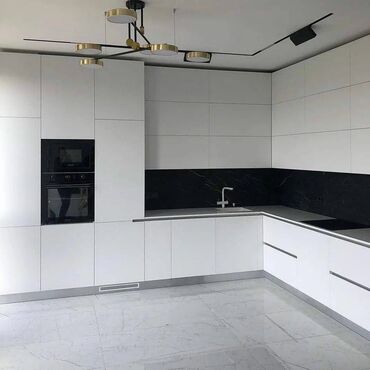 Sifarişlə mətbəx mebeli: Sifarişlə mətbəx dəsti, Özü çəkən petlələr, MDF, Kredit yoxdur, Pulsuz çatdırılma — 30