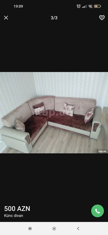 Мебель: Угловой диван, Б/у, Раскладной, С подъемным механизмом