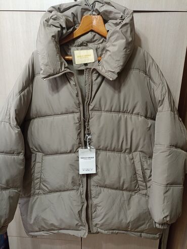 button куртка двухсторонняя: Пуховик, Короткая модель, Корея, Оверсайз, XL