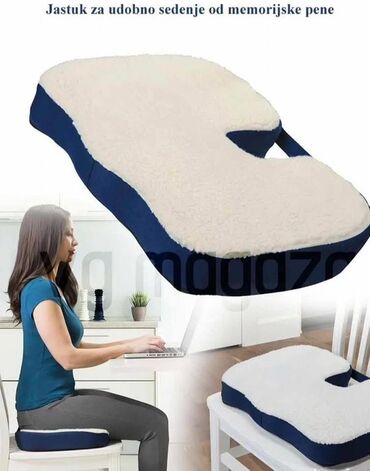 tonet stolica za ljuljanje: Chair pads, Memory foam, color - Blue