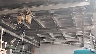 Двутавровая балка: Продается подвесная кран балка + пути., ширина пролёт 8метров, длина — 1