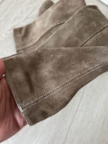 Çəkmələr: Çəkmə, Ölçü: 36, rəng - Bej, İşlənmiş — 7