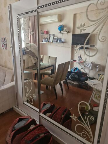 прихожая шкаф: Kupe, 2 qapılı Düz dolab, Qarderob, paltar dolabı