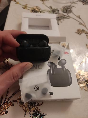 bluetooth qulaq: Yeni Simsiz (Bluetooth) Qulaqcıqlar, Huawei, rəng - Qara — 4