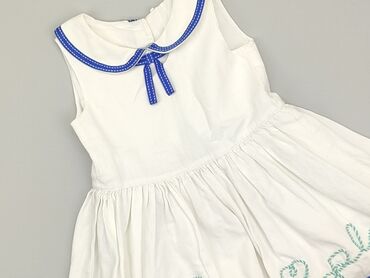 sukienki letnie biale dlugie: Dress, 1.5-2 years, 86-92 cm, condition - Good