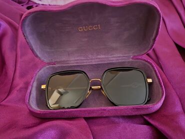 Naočare za sunce, Gucci, bоја - Crna