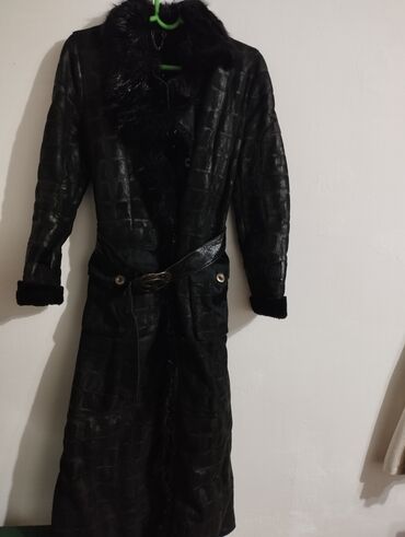 женские куртки с мехом: Дубленка, Турция, Длинная модель, 3XL (EU 46), 4XL (EU 48)