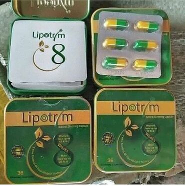 липотрим 8: İngiltərə istehsali Lipotrim 1 qutuda 36 kapsul olur. İstifadəsi her