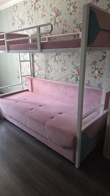bunk bed: Двухъярусная кровать, Б/у, Складная — 1