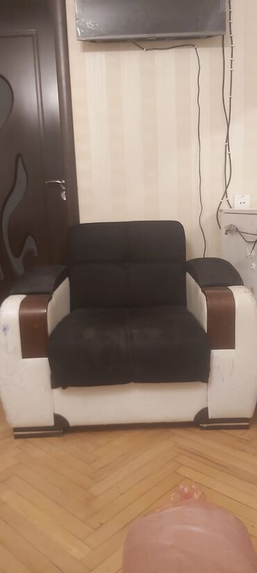 Divan və kreslo dəstləri: İşlənmiş, Divan, 2 kreslo, Bazalı, Açılan