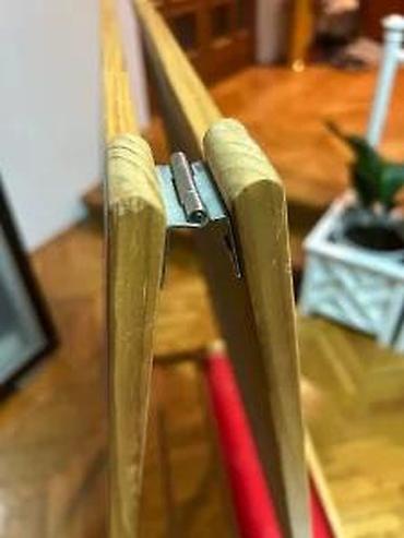 Dečije table za crtanje: Drvena dvostrana tabla za pisanje/oglašavanje - Stabilan A‑ram od — 12