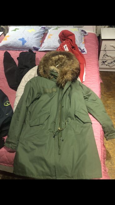 турецкое пальто мужское: Куртка цвет - Зеленый