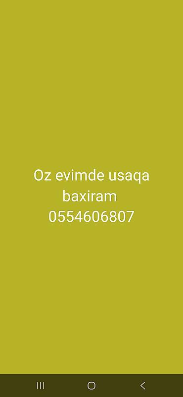 bag evinde is axtariram: Uşağa baxım xidməti – ev şəraitində - Öz evimdə uşaqlara peşəkar — 1