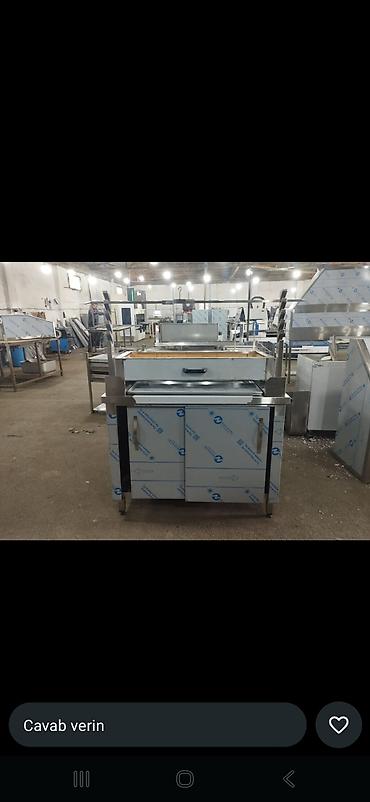 Restoran, kafe avadanlığı: Paslanmayan poladdan peşəkar mətbəx avadanlıqları - İş masaları — 2