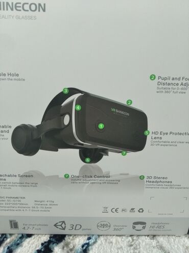 виар очки с джойстиками: VR очки новые с наушниками состояния хорошое