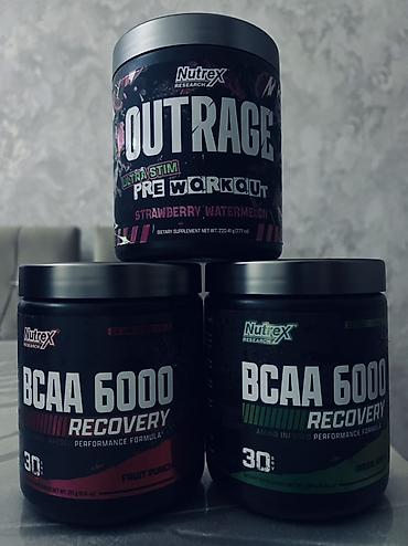 Nutrex Research idman qidaları dəsti 1) Outrage Ultra Stim