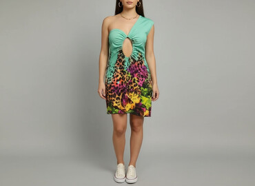 sukienka w panterkę mohito: Women`s dress, size S