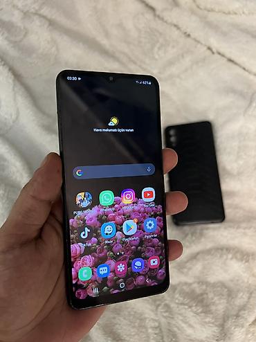 samsung es21: Samsung Galaxy A02, 32 GB, rəng - Qara, Sensor — 9