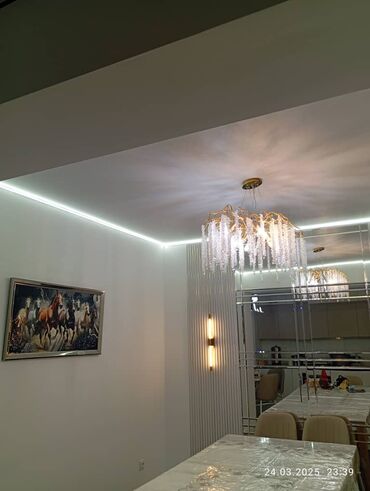 Натяжной потолок: Натяжной потолок Глянцевое, Матовое, 3D потолки Гарантия, Монтаж, Бесплатный замер — 25