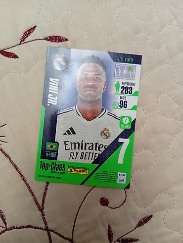 tar: Panini “Top Class” kolleksiya kartı – Vini Jr. (Real Madrid) - — 2