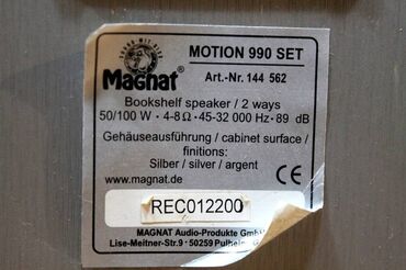 Zvučnici i stereo sistemi: Magnat kompaktne bookshelf zvučničke kutije – par - Dvosistemski — 10