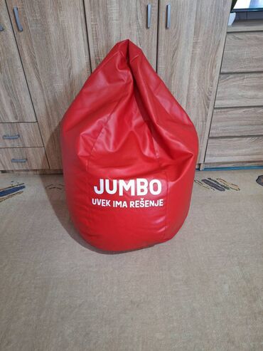 Foteljice: Nov crveni Lazy bag veliki od eko koža - imam dva ista Nov lazy bag — 9