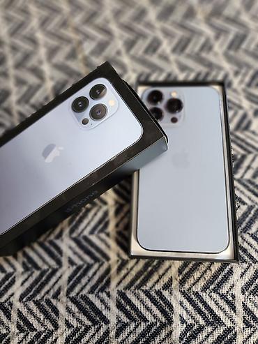 iphone 16 pro 2 ci el: IPhone 13 Pro, 256 GB, Sierra Blue, Face ID, Zəmanət, Barmaq izi — 4