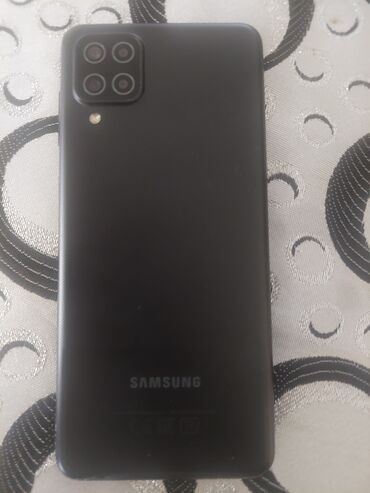 samsung j3 2018 qiymeti: Samsung Galaxy A12, 32 GB, rəng - Qara, Barmaq izi, İki sim kartlı