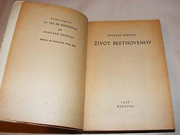 mikrofon bluetooth: Život beethovenov eduard herriot 1952 mek povez 17 cm povez malo — 2