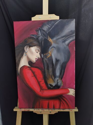 uşaq şəkilləri: Yağlı boya ilə kətana çəkilmiş tablo satılır. Ölçü 40×60 sm. Yalnız vp