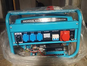 Бензиновый генератор HONDA AV6500 (цвет бирюзовый) Особенности и