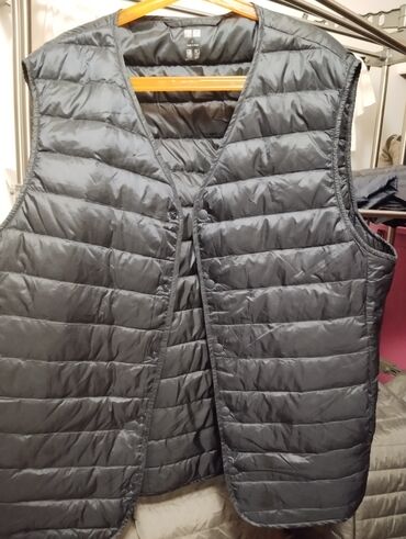 пуховик uniqlo: Куртка 4XL (EU 48), 5XL (EU 50), цвет - Серый