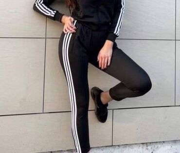 Donji deo: Trenerka ženski donji delovi Adidas Novo Mokra likra Veličine s m l — 6