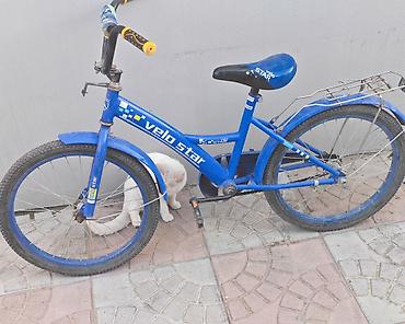 velo teker: Uşaq velosipedi – Velo Star, 20” təkər ölçüsü - Rəng: mavi, qara-sarı — 1