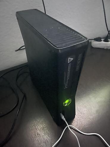 nintendo 3d: Игровая консоль Xbox 360 (модель Slim, черный корпус) - Работает и — 1