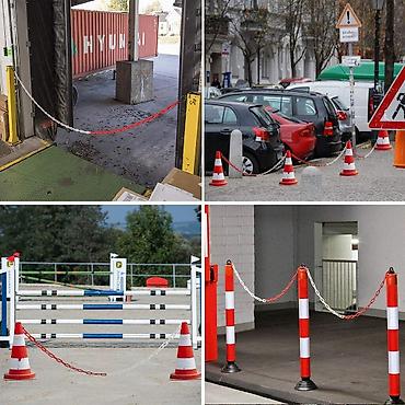 Metal zəncirlər: Ayirıcı zəncir VKLUXP03RW, plastik, 6 mm, 25 m Xüsusiyyətlər Brend — 3