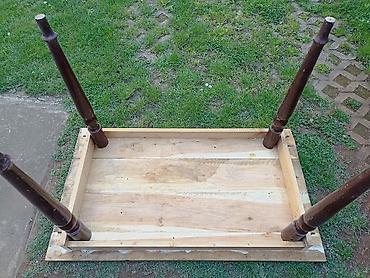 postolje za akvarijum uradi sam: Drveni sto sa slike, daska debljine 2,5 cm širine 68 cm dužine 118 cm — 5