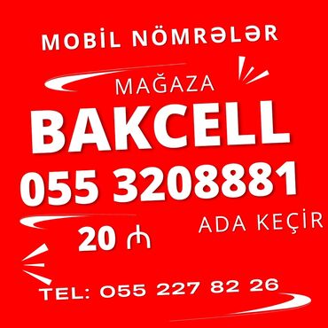 sim nomrə: Nömrə: ( 055 ) ( 3208881 ), Yeni