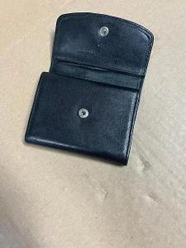 Novčanici: Kožni novčanik – crni, kompaktan dizajn - Materijal: prava koža — 13