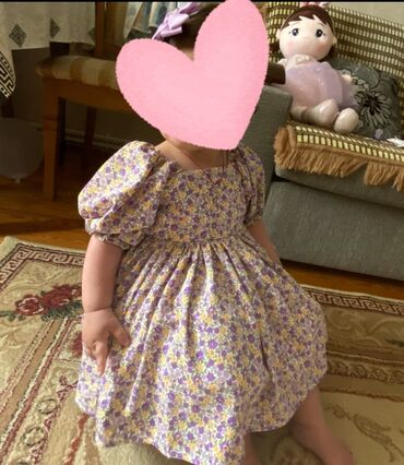 розовые платья: Детское платье цвет - Фиолетовый