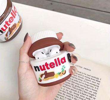 Digər aksesuarlar: Nutella dizaynlı hədiyyəlikAirPods qabı Airpods qoymaq üçün xüsusi — 3