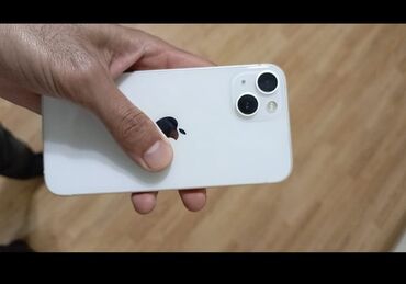 telefon ekranı: IPhone 13, 128 GB, Ağ, Zəmanət, Simsiz şarj, Face ID