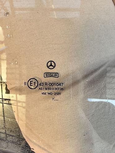 стекло окна: Стекло двери Mercedes-Benz, оригинал SIGLA - Оригинальное боковое — 2