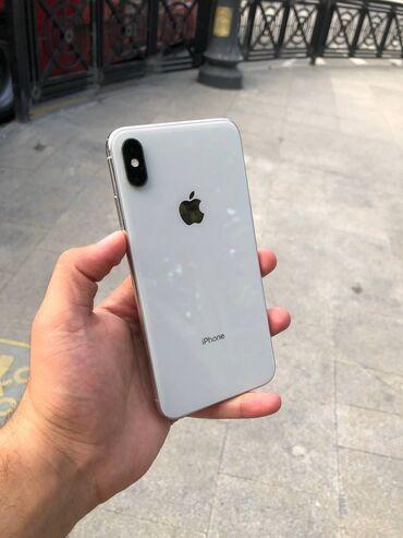 Apple iPhone: IPhone Xs Max, 64 GB, Ağ, Simsiz şarj, Face ID