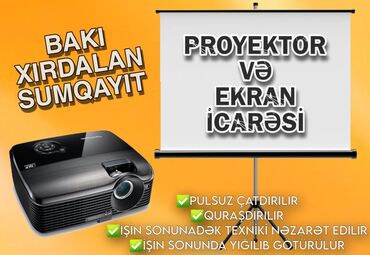 Başqa xidmətlər: Proyektor və ekran icarəsi ✔️Ad günü ✔️Evlilik təklifi ✔️Xınayaxdı