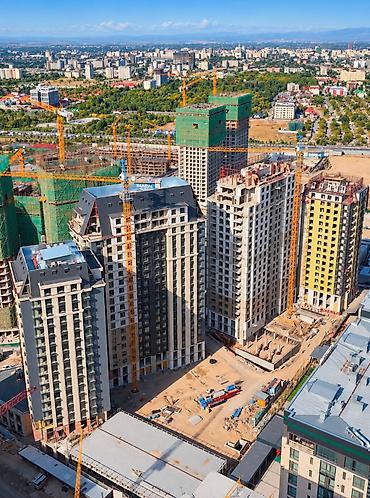 Продажа квартир: 1 комната, 56 м², 10 мкр Элитка, 15 этаж, ПСО (под самоотделку) — 1