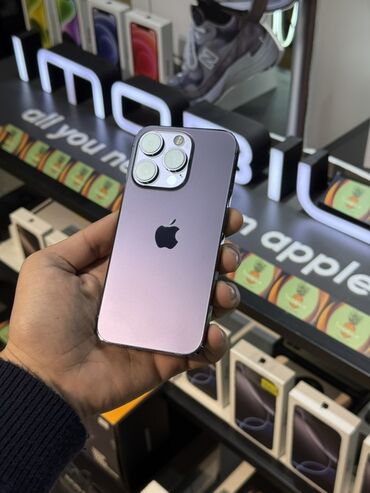 Apple iPhone: IPhone 14 Pro, 128 GB, Deep Purple, Face ID — 1
