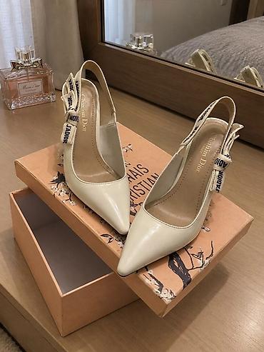 Tuflilər: Tuflilər, Dior, Ölçü: 37, rəng - Bej, İşlənmiş — 2