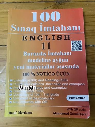 Testlər: İngilis dili Testlər 11-ci sinif, Əli Sadıxov, DİM, 2-ci hissə, 2023 il — 2